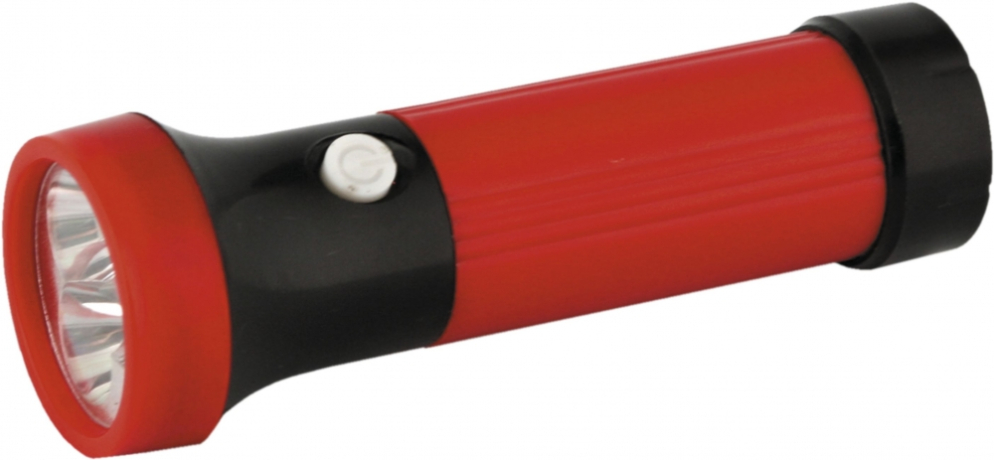 Ручной светодиодный фонарь на батарейках. Дальность 18м. Ultraflash 3002-ТН 11783