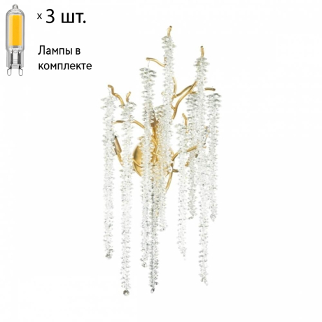 Настенный светильник с лампочками Odeon 5005/3W+Lamps 