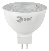 Лампочка светодиодная ЭРА STD LED Lense MR16-8W-860-GU5.3 GU5.3 8Вт линзованная софит холодный белый свет Б0054940