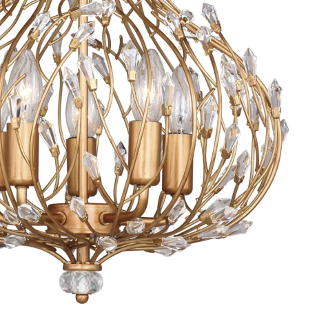 Люстра с лампочками, подвесная, комплект от Lustrof. №98147-617152 