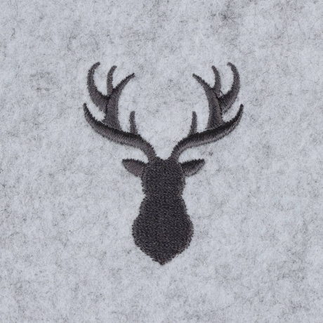 420142 Салфетка для сервировки декоративная (плейсмат) LAKANDAVA, L450, B300, H3, полиэстер, серый Eglo 