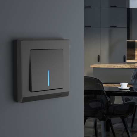 Рамка на 1 пост (черный) Werkel W0011808