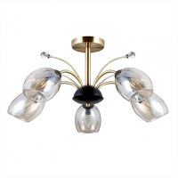 Люстра на штанге Citilux Комета CL108155 Бронза+Венге