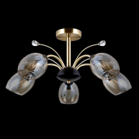 Люстра на штанге Citilux Комета CL108155 Бронза+Венге