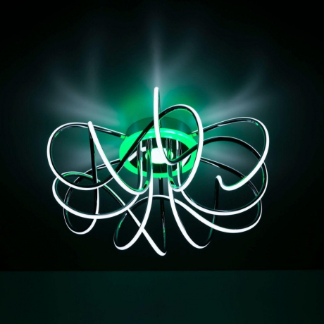 Потолочная светодиодная люстра с голосовым управлением Citilux Джемини Смарт CL229A161E 