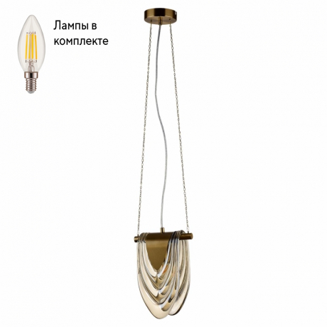 Светильник подвесной с Led лампочками в комплекте LUMION 6515/1+Lamps 