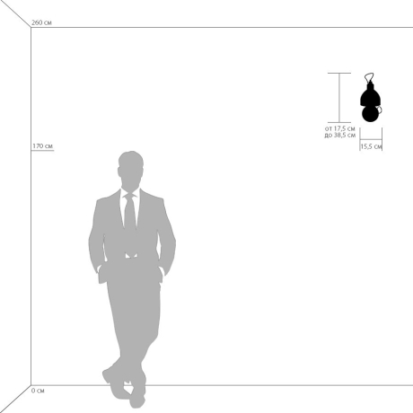 765604 Настенное бра Lightstar HITECH 