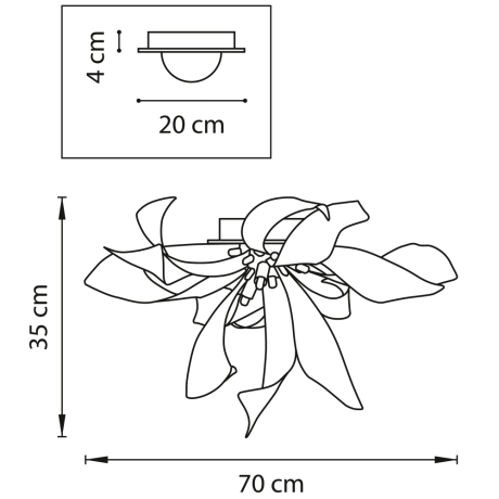 754167 Потолочная люстра Lightstar с поддержкой Маруся Turbio 