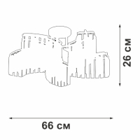 Люстра Vitaluce V5884-0/10PL