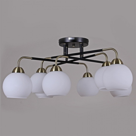 Потолочная люстра ILLUMICO  IL0252-8CSQ-79 BK AB 