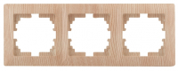 Рамка 3-постовая ЭРА Intro Solo дерево 4-503-11 Б0043423