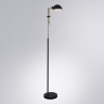 Торшер с лампочкой Arte lamp A7055PN-1BK+Lamps 