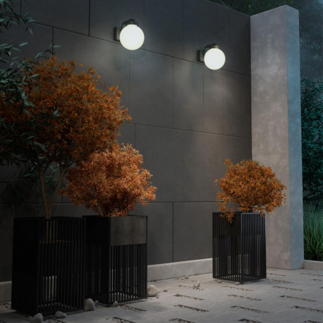 Уличный настенный светильник с лампочкой Novotech 370953+Lamps