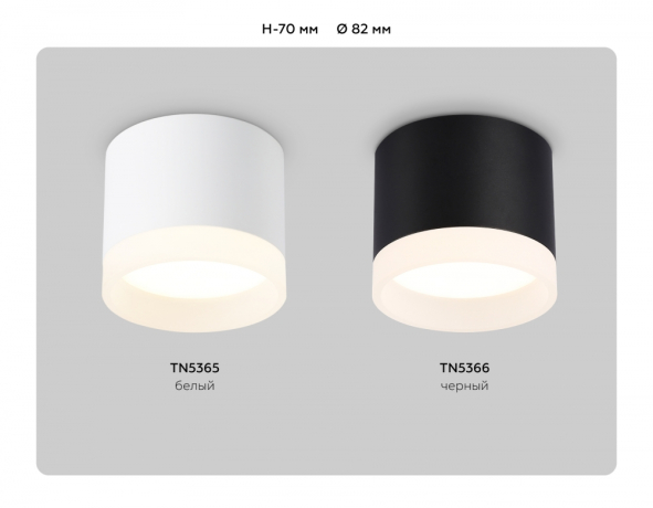 Встраиваемый светильник с лампочкой Ambrella light TN5365+Lamps 