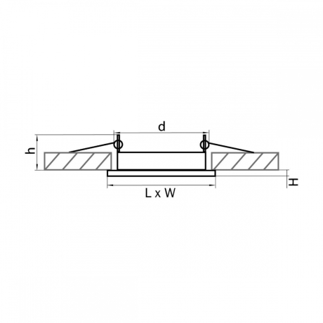 Встраиваемый светильник Lightstar Tensio 212127 