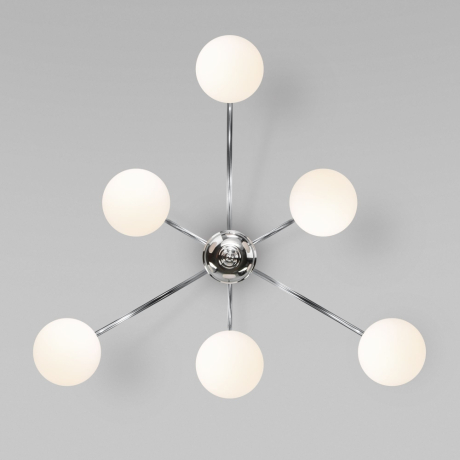 Люстра на штанге Eurosvet Alix 30177/6 хром (a055500) 