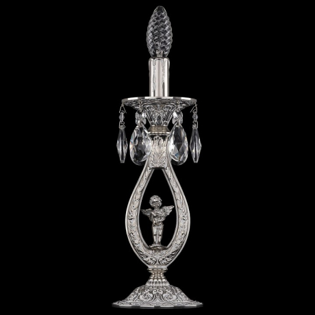 Настольная лампа декоративная Bohemia Ivele Crystal 7100 71400L/1-33 NW FA10S 