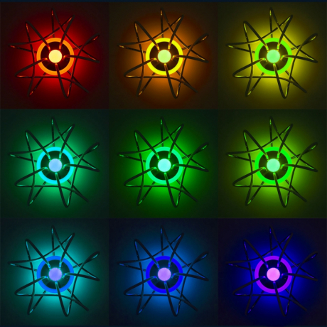 Светодиодная потолочная люстра с голосовым управлением Citilux Джемини Смарт CL229A151E 