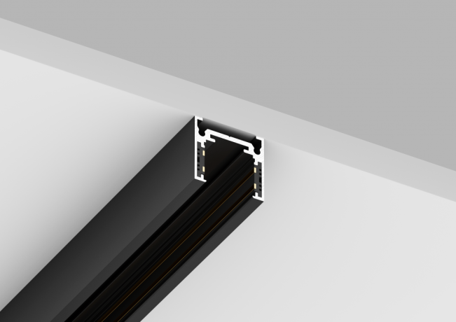 Шинопровод магнитный накладной Crystal Lux CLT 0.114 01 L2000 BL 