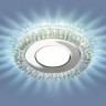 9908 LED 8W CL прозрачный Светильник встраиваемый светодиодный с подсветкой Elektrostandard