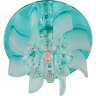 Встраиваемый светильник Fametto Fiore DLS-F114 G4 BLUE-CLEAR 10740 