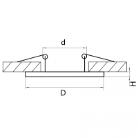 Рамка на 1 светильник Lightstar Intero 111 217919