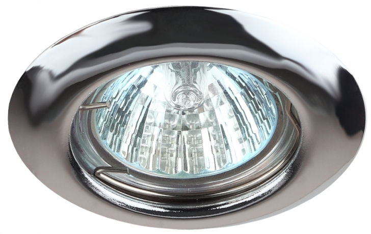 Точечный встраиваемый штампованный светильник Эра ST3 CH C0043804 