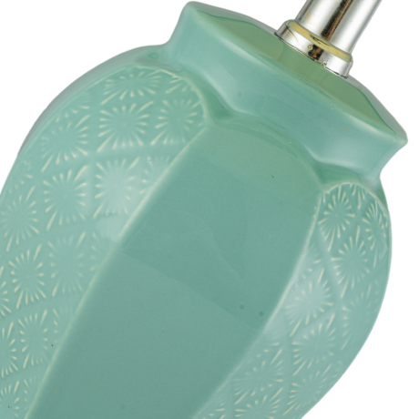 Настольная лампа с абажуром и с лампочкой Arti Lampadari Gadoni E 4.1.T1 BL+Lamps 