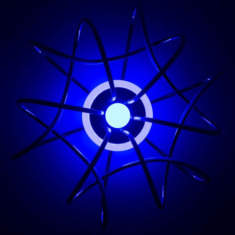 Светодиодная потолочная люстра с голосовым управлением Citilux Джемини Смарт CL229A161E RGB 