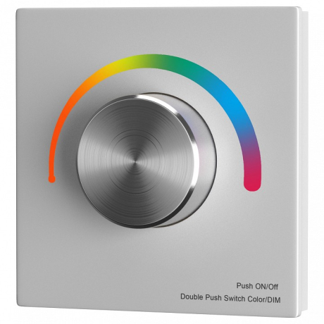 Панель-регулятора цвета RGB роторный встраиваемый Maytoni Lighting control  711027 