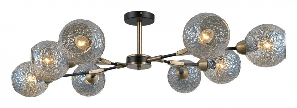 Люстра на штанге ILLUMICO IL0253-8CSQ-79 BK AB