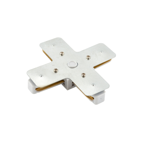 X-коннектор соединитель для однофазного шинопровода Denkirs TR1104-WH 