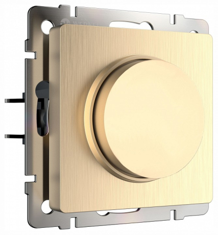 Диммер без рамки Werkel шампань рифленый W1142010