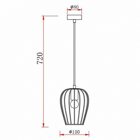 Подвесной светильник Rivoli Atena 5063-201 Б0047367 