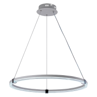 Подвесная диммируемая люстра с пультом ДУ Profit Light 6097/1 WHT+CHR 68W