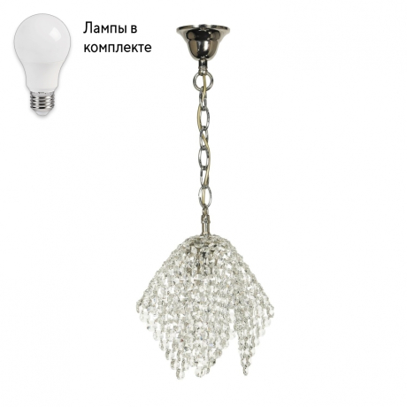 Светильник подвесной с Led лампочками в комплекте Arti Lampadari Roma E 1.3.P1 N+Lamps 