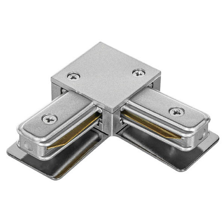 Соединитель с токопроводом угловой L-образный для треков Lightstar Barra 502129 