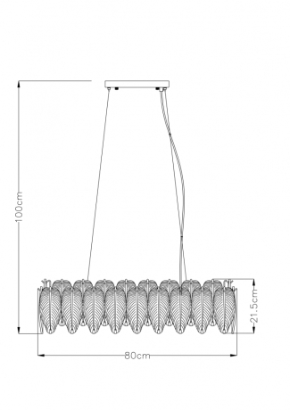 Люстра подвесная с лампочками Arte lamp A4152SP-8SG+Lamps 