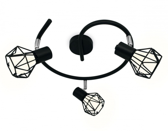 Спот с 3 лампочками Ambrella light TR8624+Lamps 