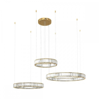 Подвесной светодиодный светильник Loft IT Crystal ring 10135/3 Gold