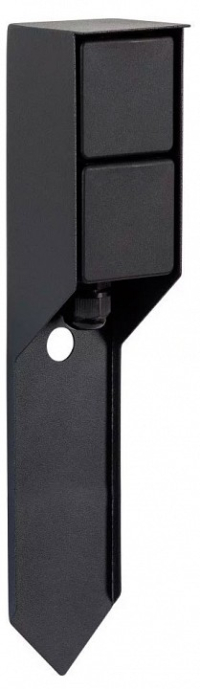 Розетка двойная с заземлением с крышкой Feron  52185