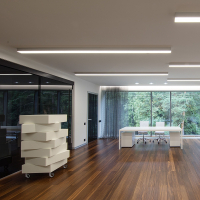 Линейный накладной светильник Elektrostandard 128см 25W 4200K матовое серебро 101-100-30-128 (a041484)