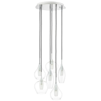 803061 Подвес Lightstar Pentola ХРОМ/ПРОЗРАЧНЫЙ