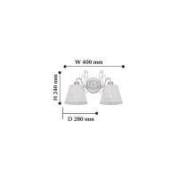 2150-2W Бра F-Promo Amanda
