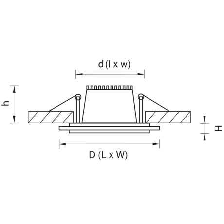 Встраиваемый светильник Lightstar Acri 212031 