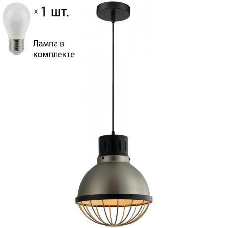 Подвесной светильник с лампочкой Velante 389-206-01+Lamps E27 P45 