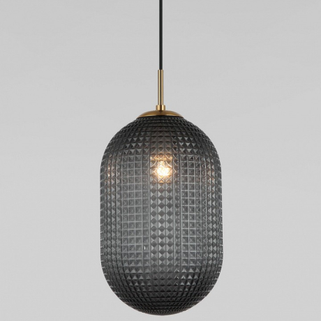 Подвесной светильник Eurosvet Gem 50261/1 темно-серый 