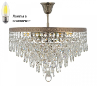 Потолочная люстра с лампочками Arti Lampadari Castellana E 1.3.46.501 N+Lamps