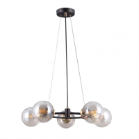 Люстра подвесная Citilux Планета CL105155 Венге+Бронза