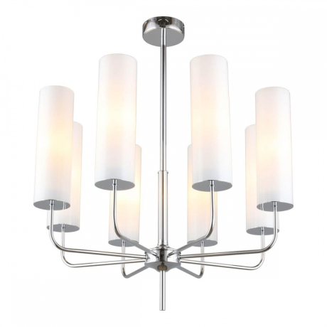 Люстра на штанге с лампочками Omnilux OML-99607-08+Lamps 